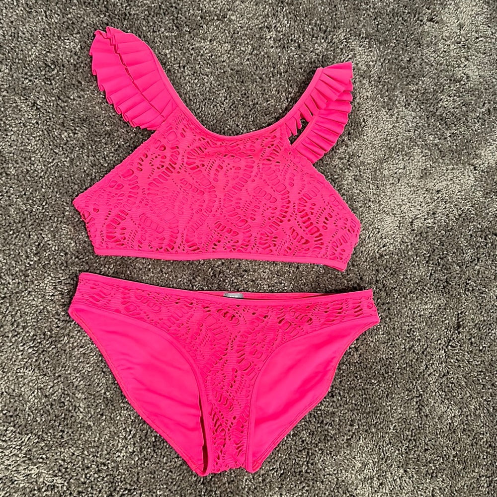 Hot Pink Aerie Bikini Set